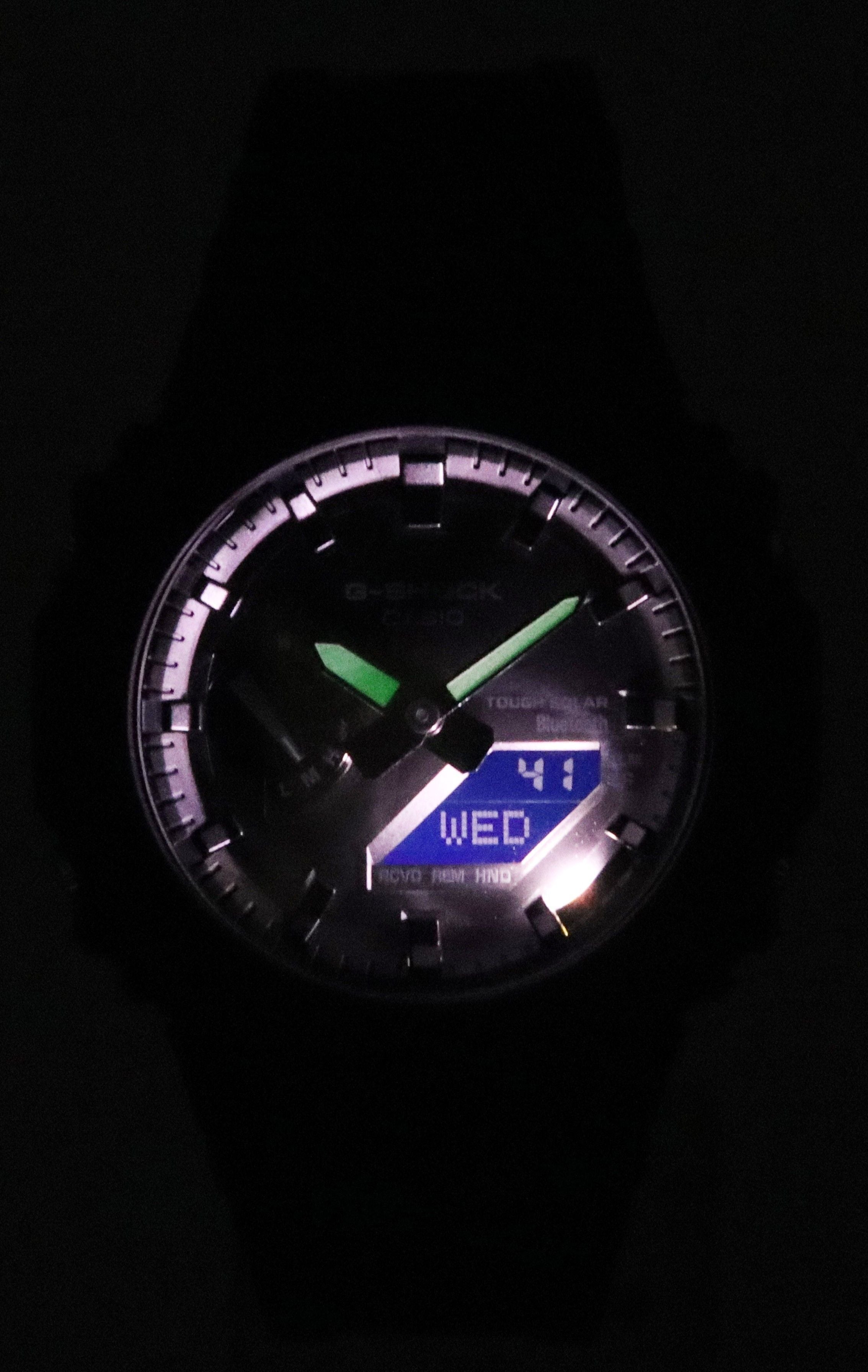 Casio G-Shock Analog Digital Mobile Link Black Resin Strap Tough Solar Power GA-B2100-1A 200M Men's Watch
