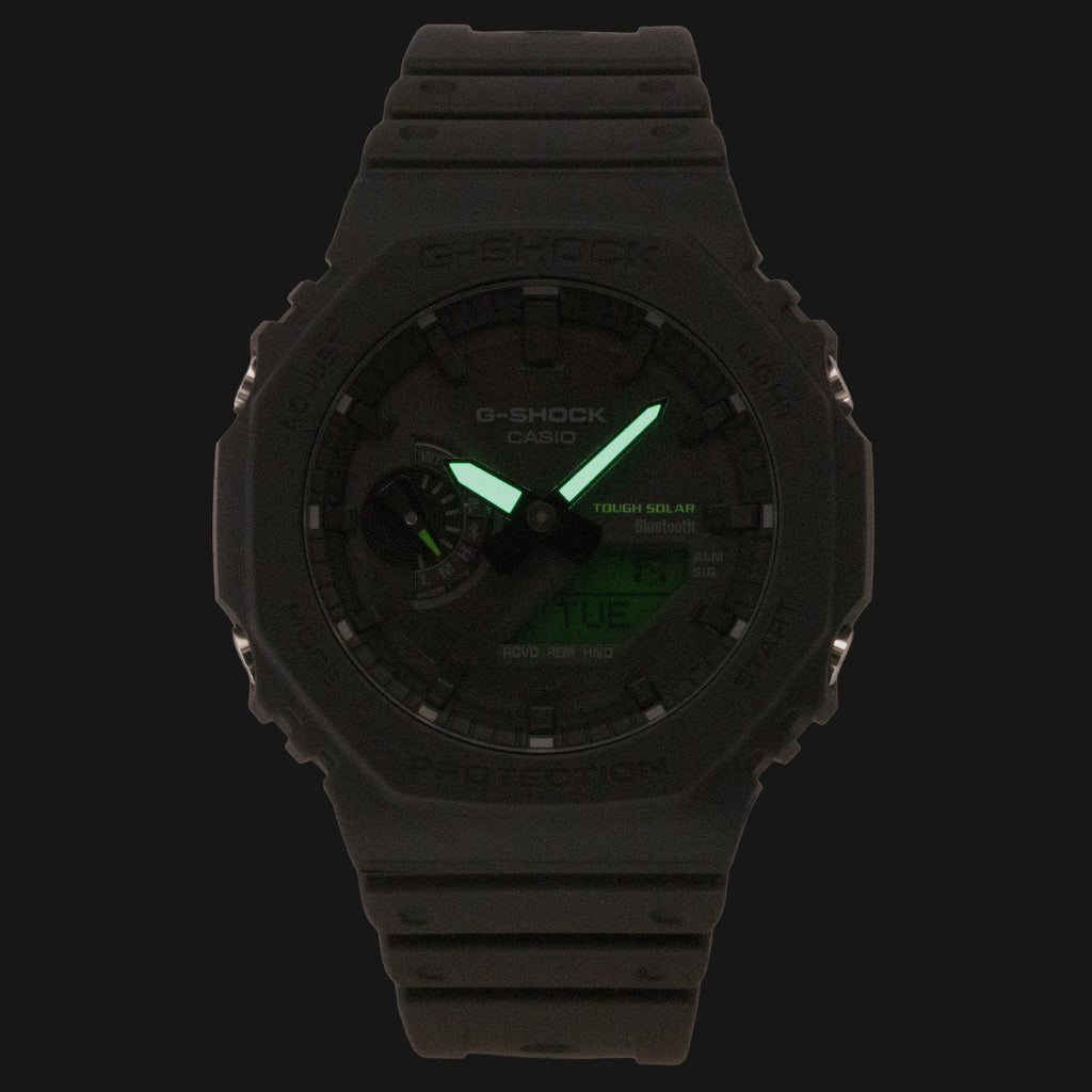 Casio G-Shock Analog Digital Smartphone Link Black Dial Resin Solar GA-B2100BEG-1A 200M Men's Watch