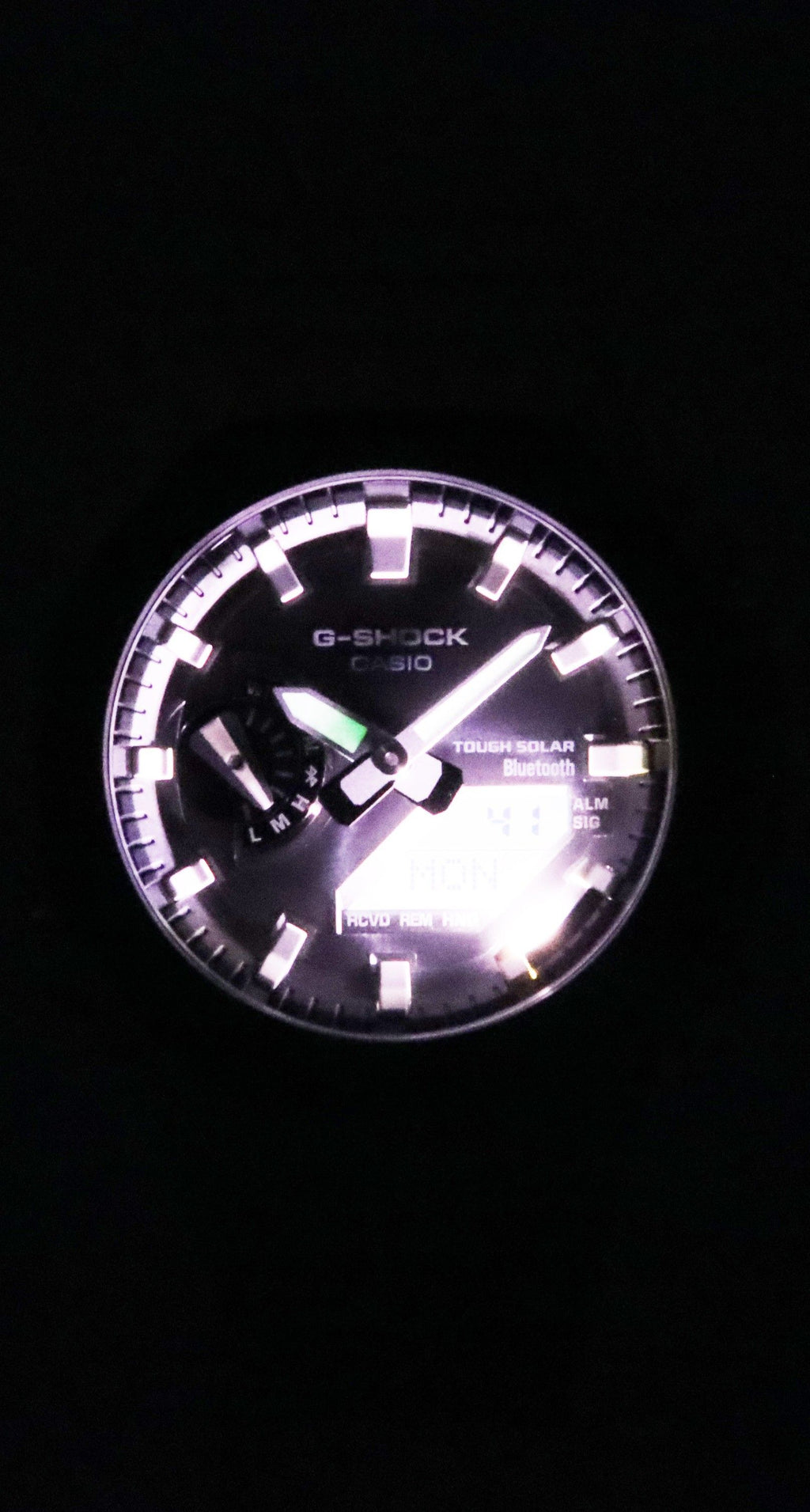Casio G-Shock Analog Digital Smartphone Link Bio-Based Resin Strap Black Dial Tough Solar GA-B2100LUU-5A 200M Men's Watch