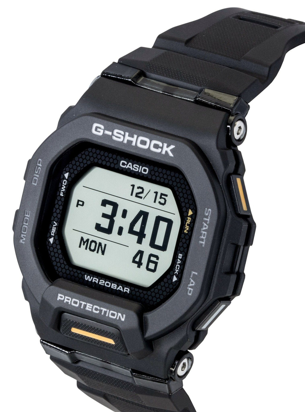Casio G-Shock G-Squad Digital Smartphone Link Black Resin Strap Quartz GBD-200-1A1 200M Men's Watch