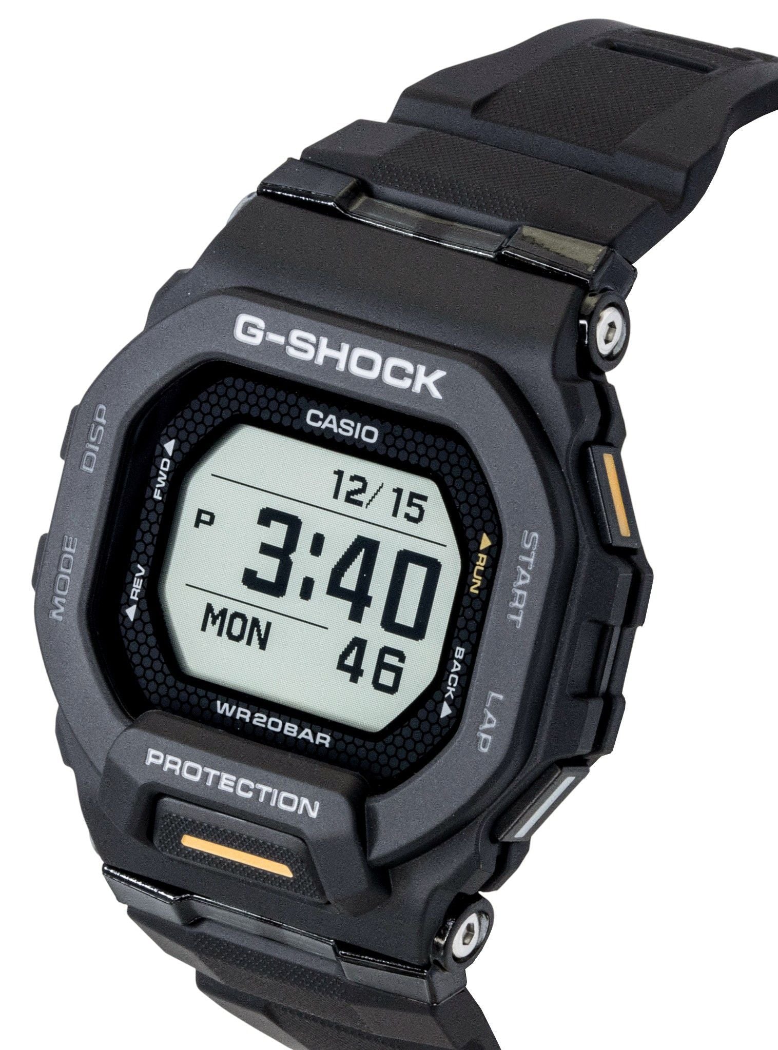 Casio G-Shock G-Squad Digital Smartphone Link Black Resin Strap Quartz GBD-200-1A1 200M Men's Watch