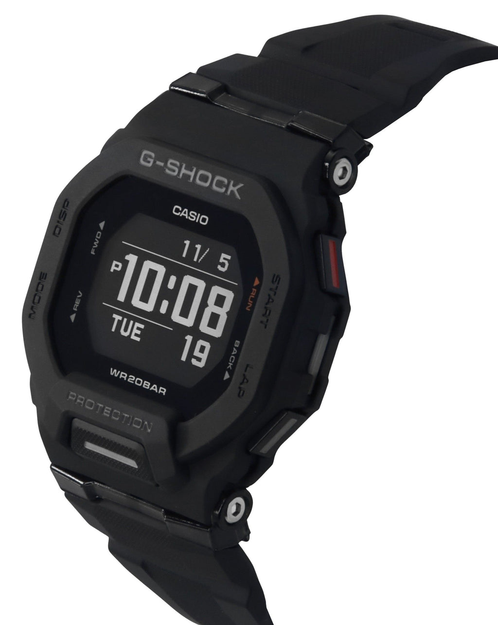 Casio G-Shock G-Squad Digital Smartphone Link Black Resin Strap Quartz GBD-200-1 200M Men's Watch