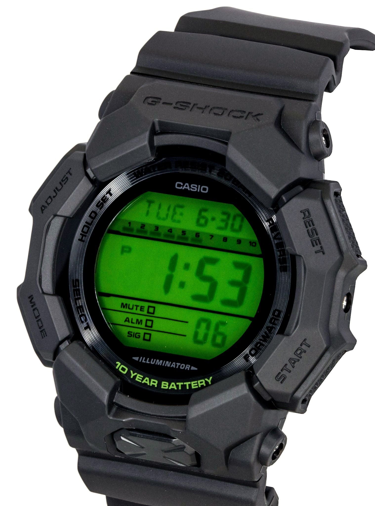 Casio G-Shock Digital Resin Quartz GD-010BEG-1 200M Men's Watch