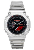 Casio G-Shock Fine Metallic Analog Digital Silicone Strap Black Dial Quartz GM-2100YRA-8A 200M Men's Watch