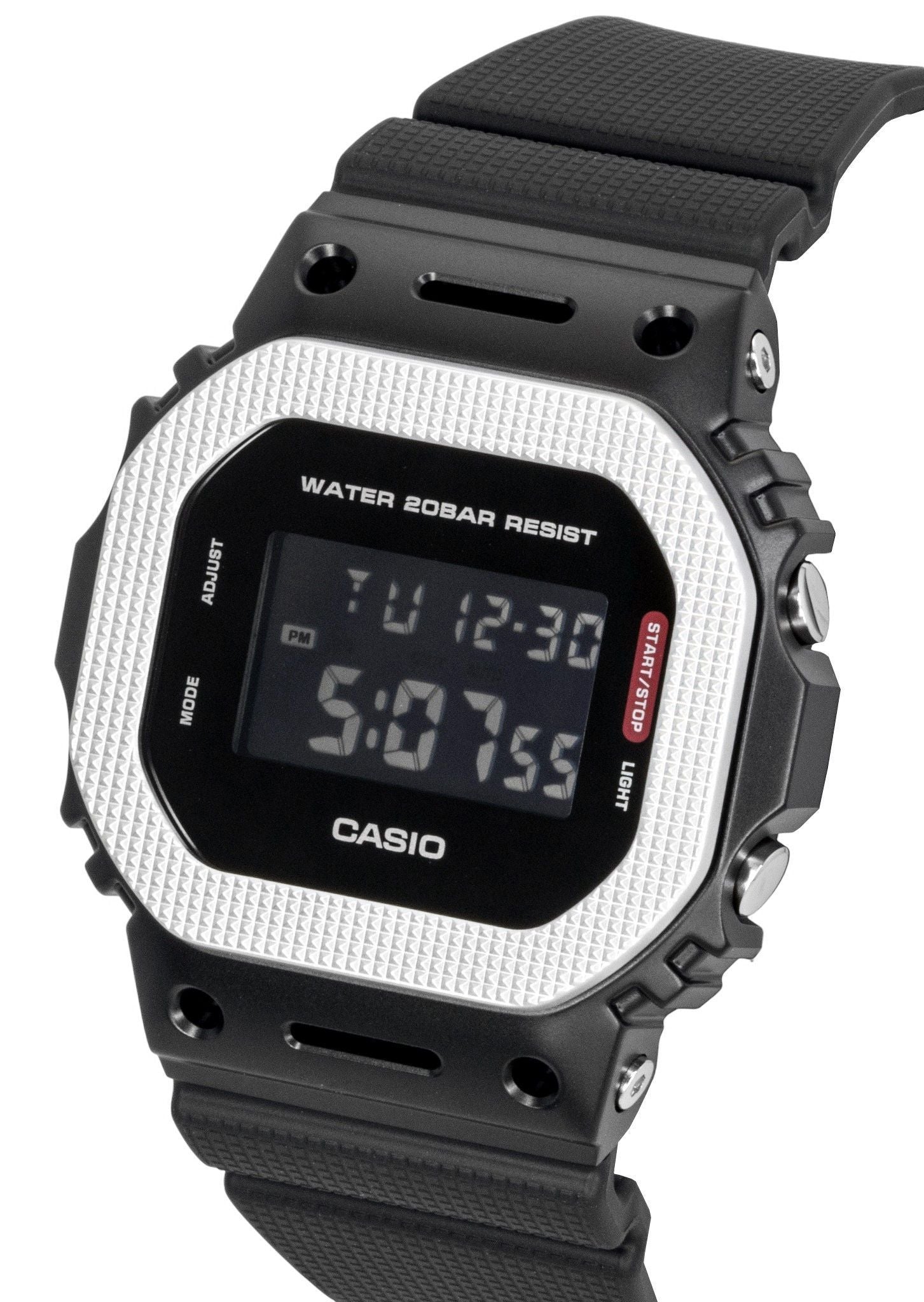 Casio G-Shock G-Steel Digital Bio-Based Resin Quartz GM-5600BM-1 200M Men's Watch