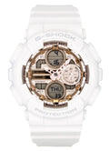 Casio G-Shock Analog Digital Bio-Based Resin Rose Gold Dial Quartz GMA-S140PG-7A 200M Women's Watch