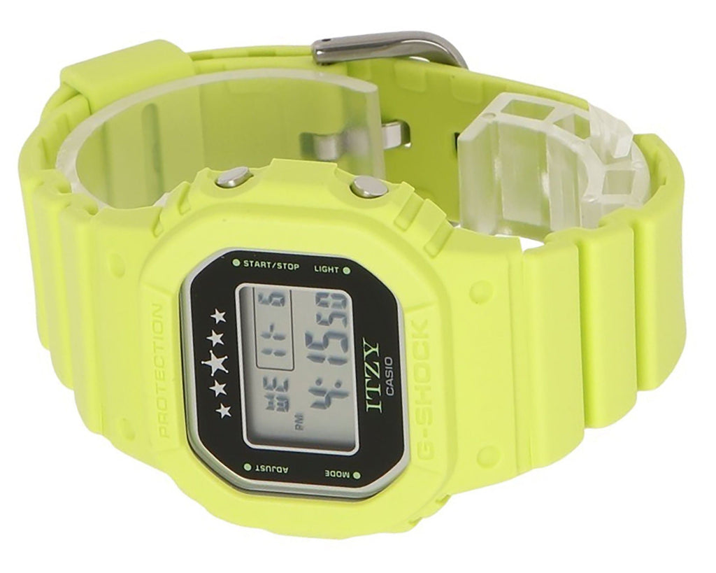 Casio G-Shock ITZY Collaboration Digital Green Bio-Based Resin Strap Quartz GMD-S5610IT-3 200M Women's Watch