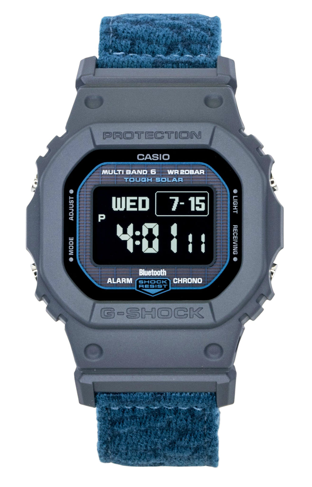 Casio G-Shock Digital Smartphone Link Cloth Strap Solar GW-BX5600CBG-2 200M Men's Watch