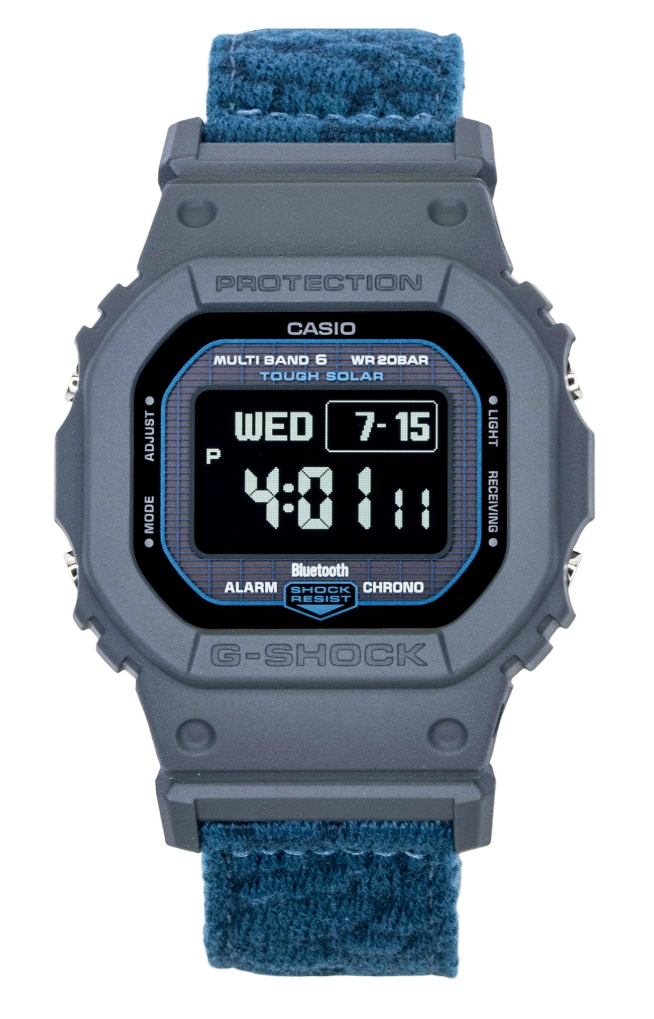 Casio G-Shock Digital Smartphone Link Cloth Strap Solar GW-BX5600CBG-2 200M Men's Watch