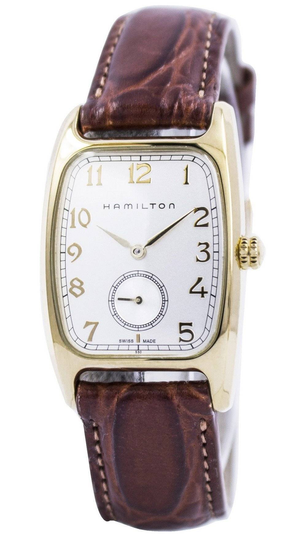 Hamilton American Classic Boulton Quartz Zwitsers gemaakt H13431553 herenhorloge