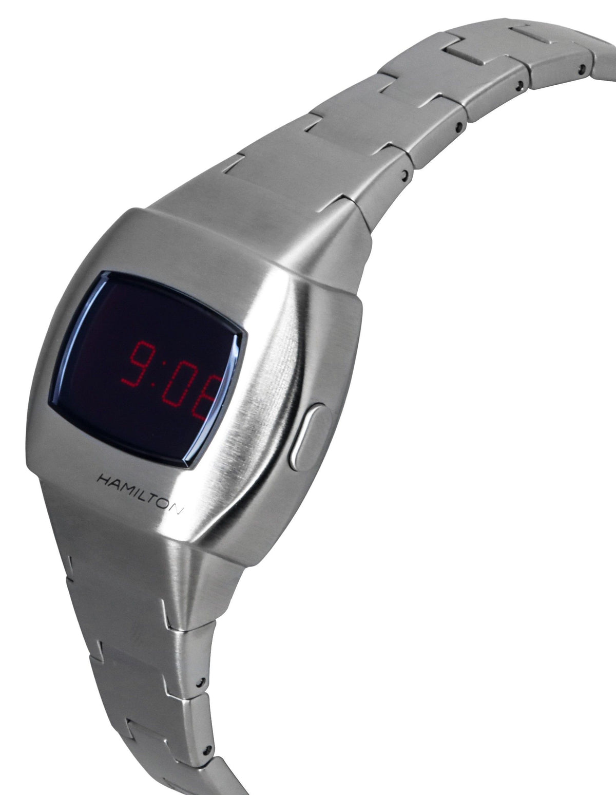 Hamilton American Classic PSR 74 Digitaal roestvrijstalen quartz H52304130 100M Herenhorloge