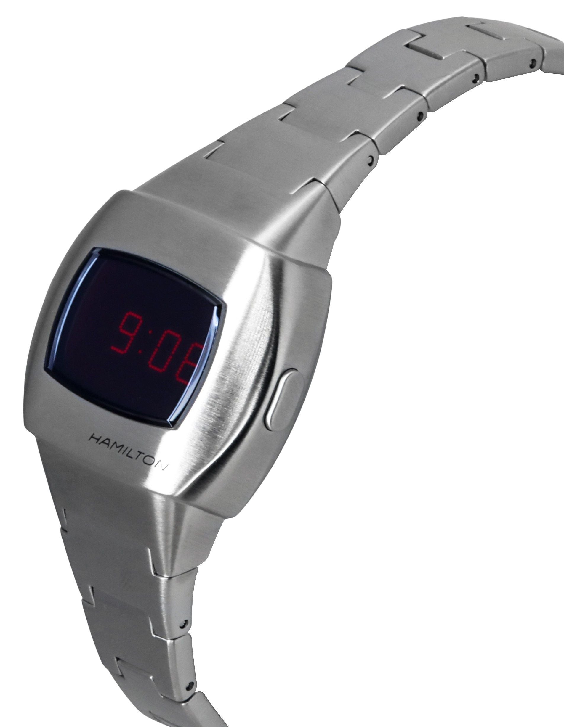 Hamilton American Classic PSR 74 Digital Stainless Steel Quartz H52304130 100M Men's Watch