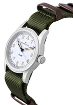 Hamilton Khaki Field Textile Strap White Dial Quartz H69301910 Unisex Watch