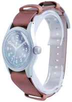 Hamilton Khaki Field Mechanische Herrenuhr mit schwarzem Zifferblatt H69439531