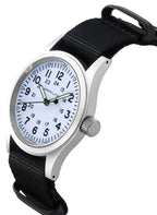 Hamilton Khaki Field Textile Strap White Dial Mechanical H69439910 Men's Watch