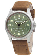 Hamilton Khaki Field Titanium Green Dial 25 Steine Automatik H70205860 100M Unisex Armbanduhr