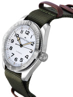 Hamilton Khaki Field Expedition Textile Strap White Dial Automatic H70315910 100M Unisex Watch