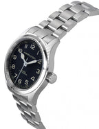 Hamilton Khaki Field Murph Automatikuhr für Herren H70405130 aus Edelstahl mit schwarzem Zifferblatt, 100 m wasserdicht