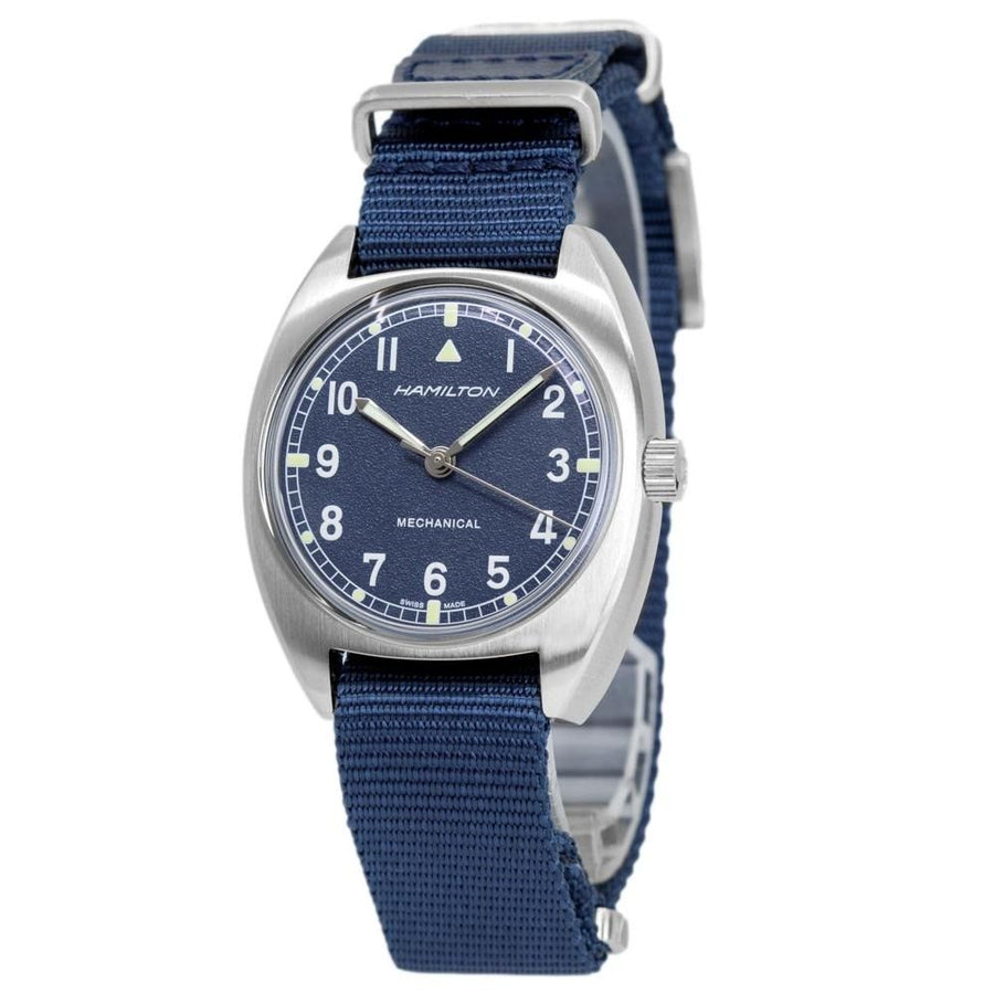 Hamilton Khaki Aviation Pilot Pioneer Blue Dial Mechanical H76419941 100M Herrenuhr