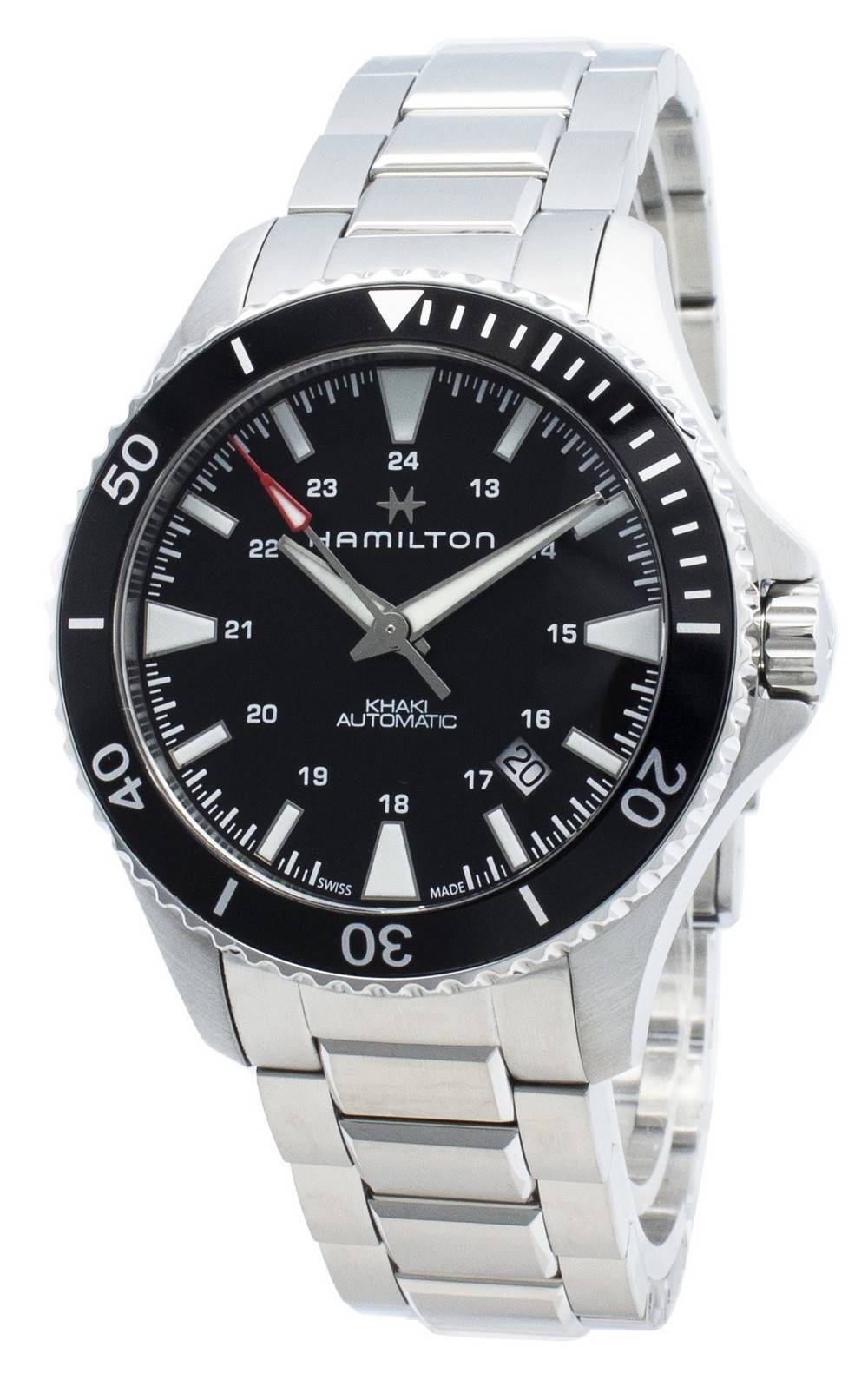 Hamilton kaki marineblauw H82335131 automatisch herenhorloge