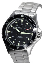 Hamilton Khaki Navy Scuba Schwarzes Zifferblatt Automatische Taucheruhr H82515130 300M Herrenuhr