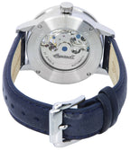 Ingersoll The Jazz Sun and Moon Phase Leather Strap Skeleton Silver Dial Automatic I07702 Men's Watch