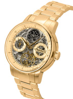 Ingersoll The Jazz Stainless Steel Gold Skeleton Dial Automatic I07711 Men's Watch