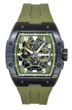 Ingersoll The Play Polyurethane Armband Grüne Skelettuhr Automatisch I15303 Herrenuhr
