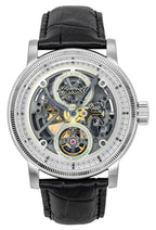Ingersoll The Guy Lederarmband Grau Skeleton Zifferblatt Automatik I17501 Herrenuhr