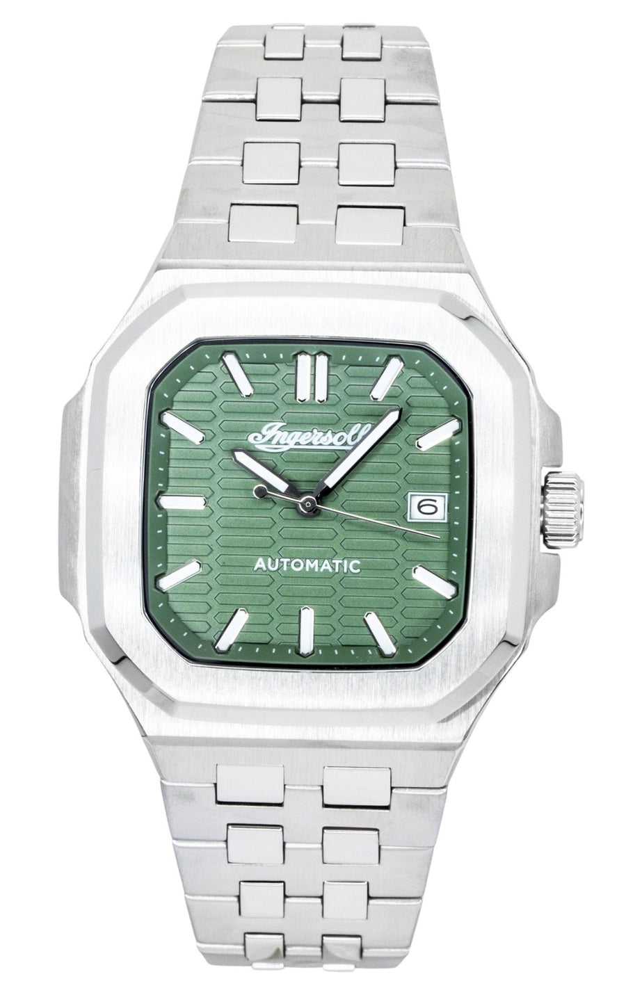 Ingersoll The Spirit Stainless Steel Green Dial Automatic I17802 Herrenuhr