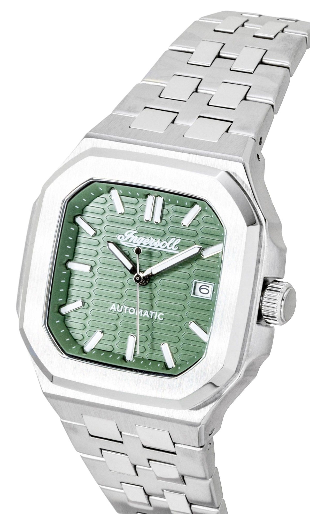 Ingersoll The Spirit roestvrijstalen groene wijzerplaat automatisch I17802 herenhorloge