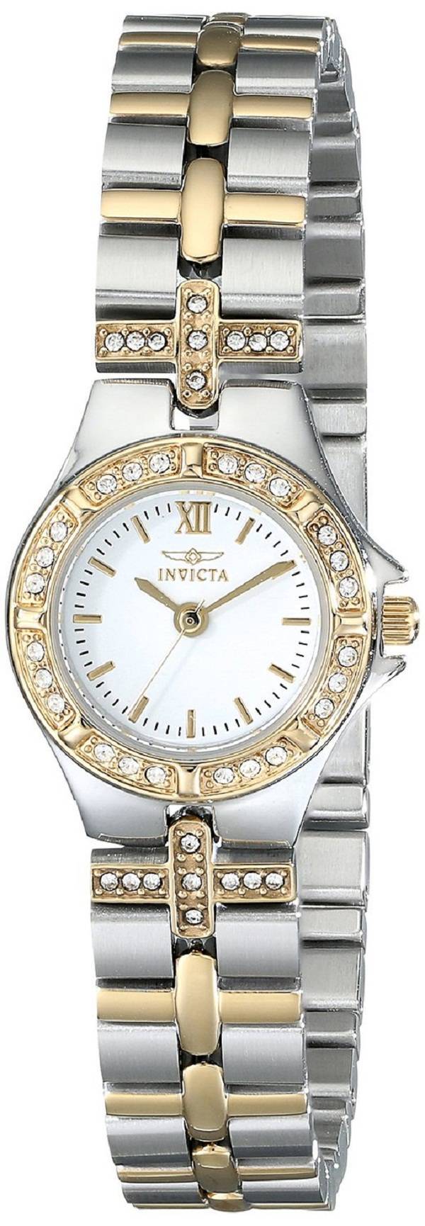 Invicta Wildflower Collection Damenarmbanduhr mit Kristallakzenten 0133