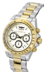Invicta Speedway Two Tone Stainless Steel Gold Tone Dial Quartz Diver's 14930 200M Men's Watch