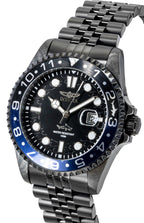 Invicta Pro Diver Edelstahl Schwarzes Zifferblatt Quarz 30627 100M Herrenuhr