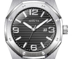 Invicta Huracan Silicone Strap Black Dial Quartz 45772 100M Men's Watch