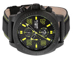 Invicta Ocean Voyage Chronograph Nylon Strap Black Dial Quartz 46287 Men's Watch