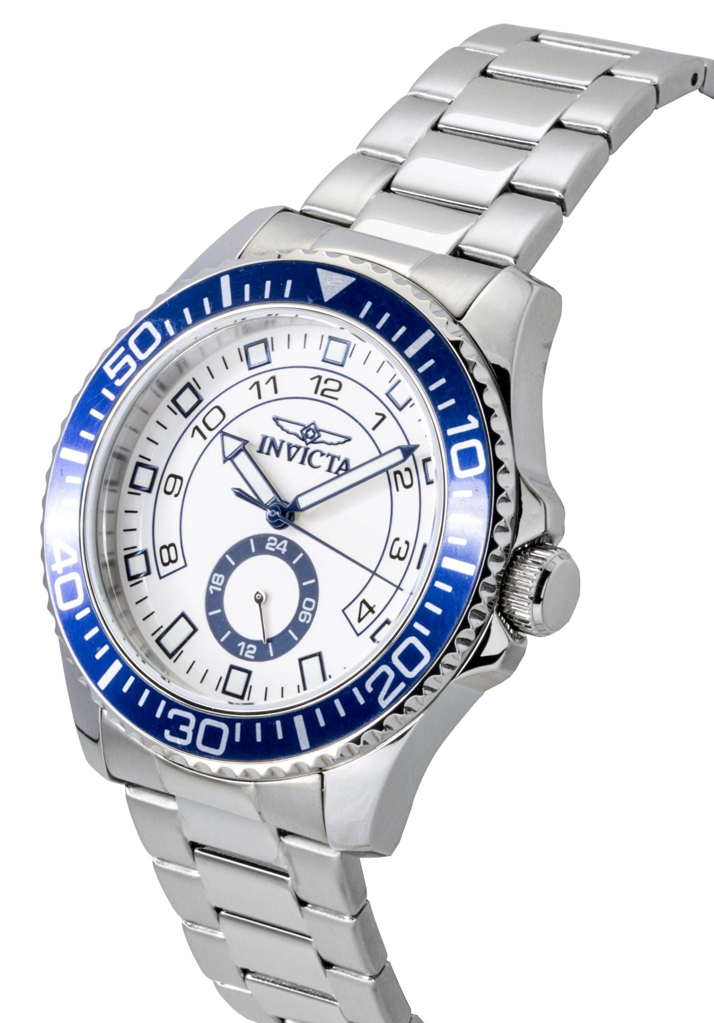 Invicta Pro Diver Stainless Steel White Dial Quartz 47124 Men's Watch