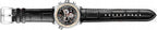 Invicta Ocean Voyage Chronograph Lederarmband Schwarz Zifferblatt Quarz Taucheruhr 47255 200M Herrenuhr
