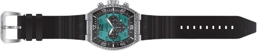 Invicta Pro Diver Chronograph Silicone Strap Turquoise Dial Quartz 47285 100M Men's Watch