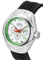 Invicta Racing Silicone Strap Silver Dial Quartz 47726 Men's Watch