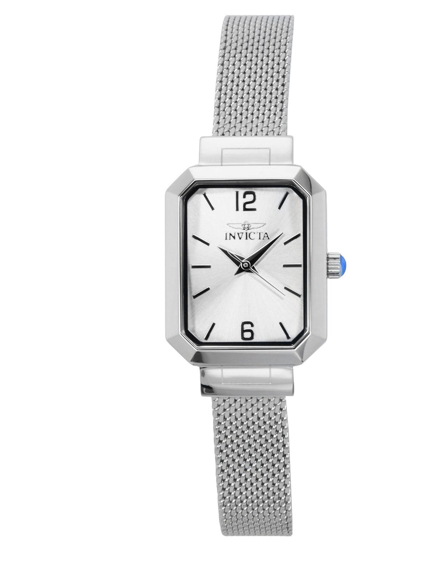 Invicta Angel Damen Quarzuhr Edelstahl Silbernes Zifferblatt 48150