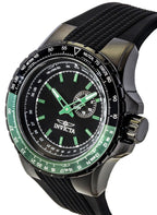 Invicta Aviator Black Silicone Strap Black Dial Quartz 49731 100M Men's Watch