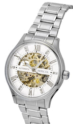 Invicta Objet D Art Edelstahl Silber Skelett-Zifferblatt Automatik 69117 Herrenuhr