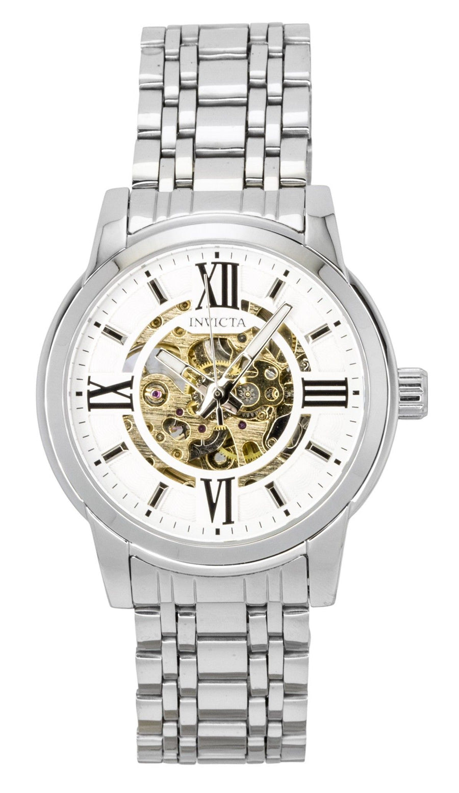 Invicta Objet D Art Edelstahl Silber Skelett Zifferblatt Automatik 69133 Herrenuhr