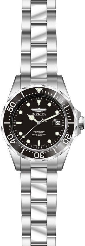 Invicta Pro Diver 200M quartz zwarte wijzerplaat 8932 herenhorloge