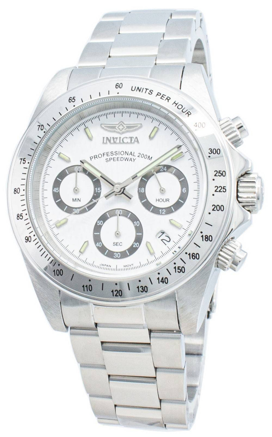 Invicta Speedway 200M Chronograph Weißes Zifferblatt 9211 Herrenuhr