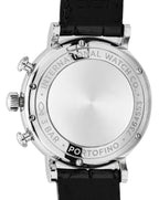 IWC Portofino Chronograph Leather Strap Black Dial Automatic IW391029 Men's Watch