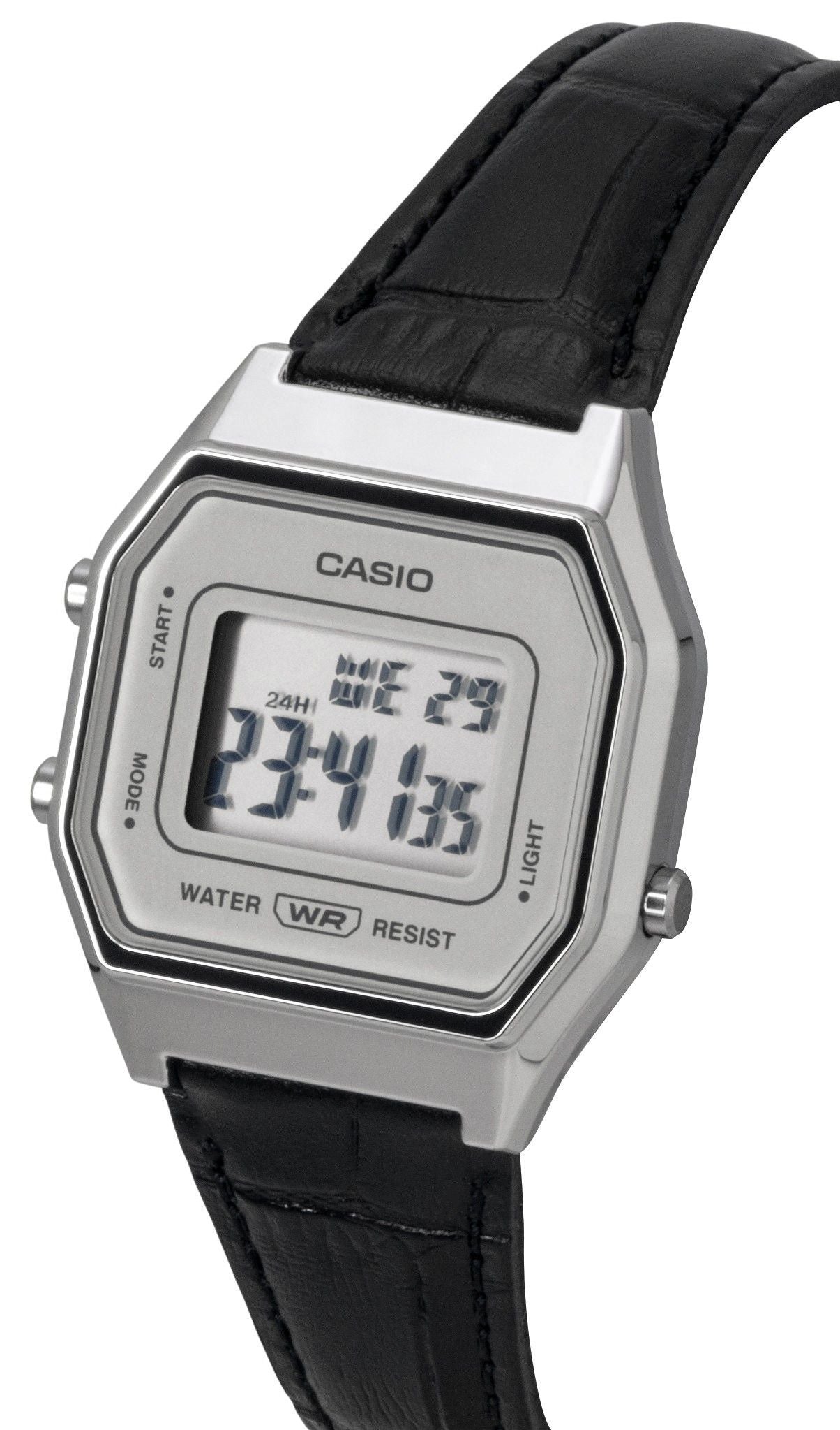 Casio Vintage Digital Leather Strap Quartz LA680WEL-1 Unisex Watch