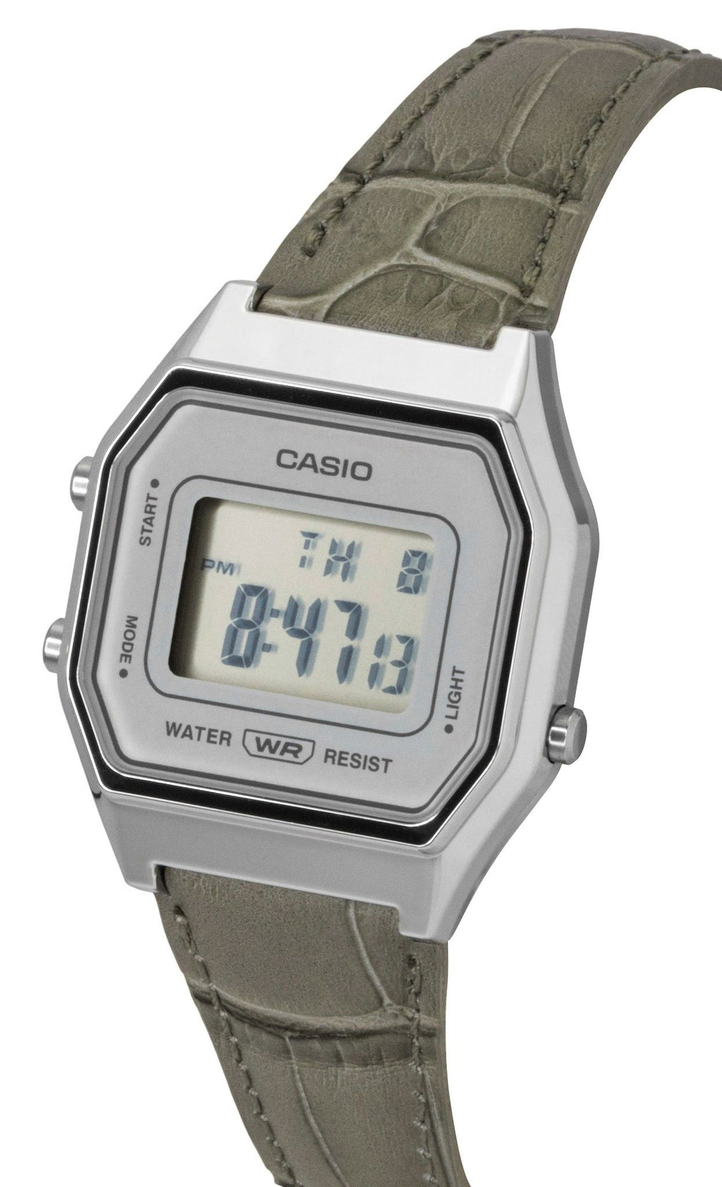 Casio Vintage Digital Leather Strap Quartz LA680WEL-8A2 Unisex Watch