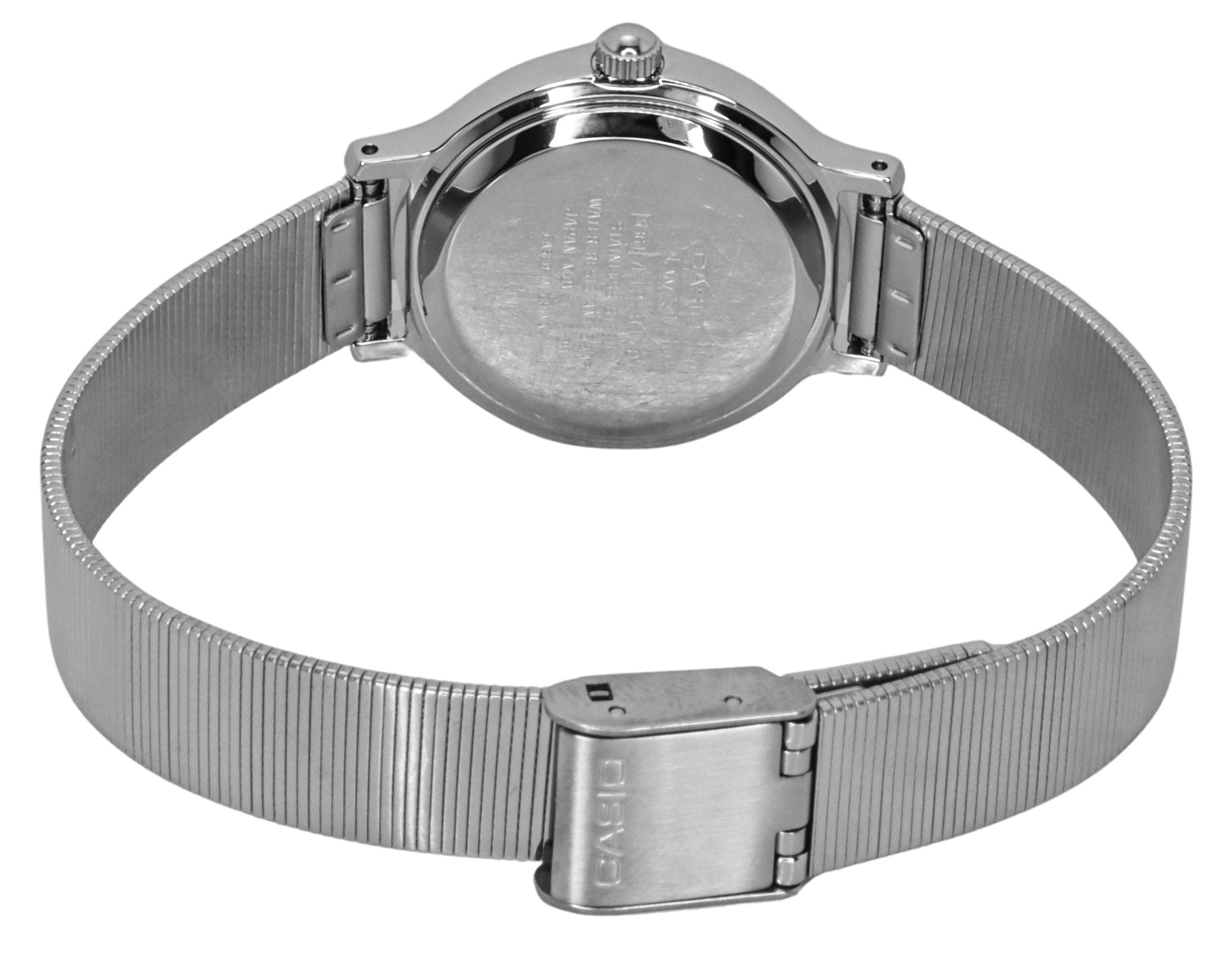 Casio Standard Analog Stainless Steel Black Dial Quartz LTP-B170D-1BV Women's Watch
